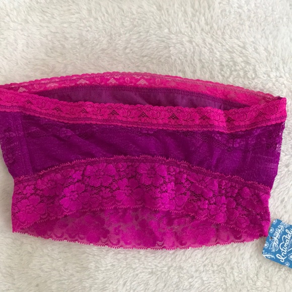 NWT - FREE PEOPLE hot raspberry bandeau M - Picture 2 of 2